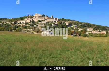 Le village de Simiane la retonde Banque D'Images