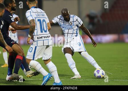 Crotone, Italie. 1er mai 2021. Romelu Lukaku (FC Inter) au cours du FC Crotone vs Inter - FC Internazionale, football italien série A match à Crotone, Italie, mai 01 2021 crédit: Independent photo Agency/Alamy Live News Banque D'Images