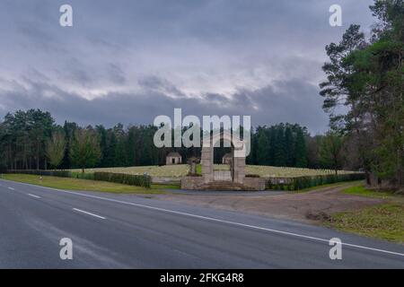 Cimetière de guerre de Becklingen Banque D'Images