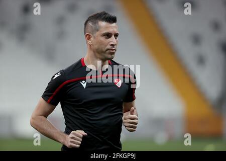 ISTANBOEL, TURQUIE - 1ER MAI : arbitre Ali Palabiyik lors du match SuperLig entre Besiktas et Hatayspor au parc Vodafone le 1er mai 2021 à Istobel, Turquie (photo de Orange Pictures/Orange Pictures) Banque D'Images