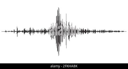 Séisme activité sismique Illustration de Vecteur