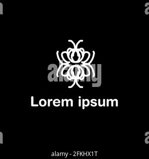 Simple papillon abstrait logo Vector Design Art eps10 Illustration de Vecteur