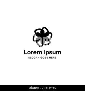 Logo Clean Abstract Design isolé sur blanc EPS10 Illustration de Vecteur