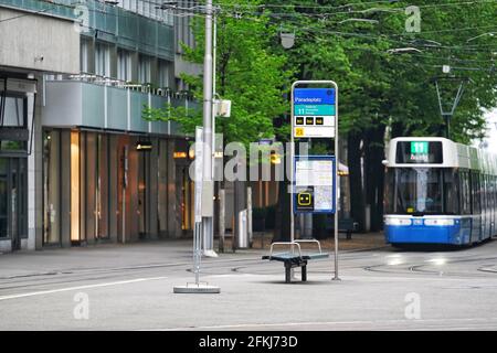 FLEXITY Tram Zuerich VBZ ZVV Banque D'Images