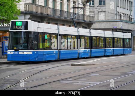 FLEXITY Tram Zuerich VBZ ZVV Banque D'Images