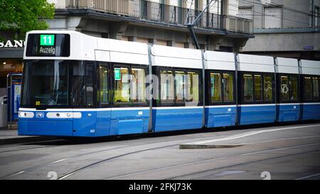 FLEXITY Tram Zuerich VBZ ZVV Banque D'Images