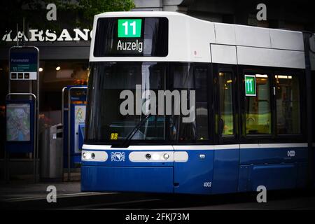 FLEXITY Tram Zuerich VBZ ZVV Banque D'Images