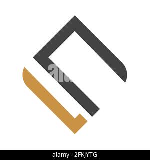 NS, SN, S ET N Résumé initiale monogramme lettre lettre alphabet logo Illustration de Vecteur