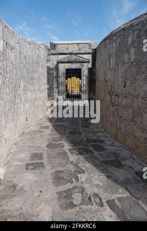 El fuerte de San Miguel de Campeche es un ejemplo signicativo de la arquitectura militar campechana, se conaluyó gracias al proyecto del Ing Agus Banque D'Images