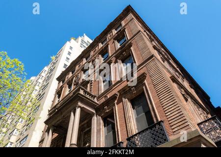 La maison historique Robb sur Park Avenue, New York, USA Banque D'Images