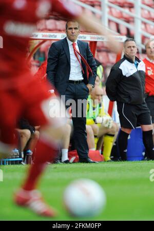 SWINDON V ROTHERHAM. GESTIONNAIRE DE SWINDON PAOLO DI CANIO. 3/9/2011. PHOTO DAVID ASHDOWN Banque D'Images