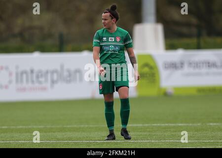 DURHAM, ROYAUME-UNI. 2 MAI Anna WILCOX de Coventry Unota pendant le match de championnat féminin FA entre Durham Women FC et Coventry United au château de Maiden, Durham City, le dimanche 2 mai 2021. (Credit: Mark Fletcher | MI News) Credit: MI News & Sport /Alay Live News Banque D'Images