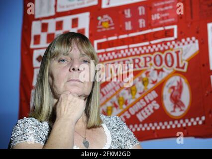 Margaret Aspinall, présidente du Groupe de soutien à la famille Hillsborough 12/10/2011 PHOTO DAVID ASHDOWN Banque D'Images