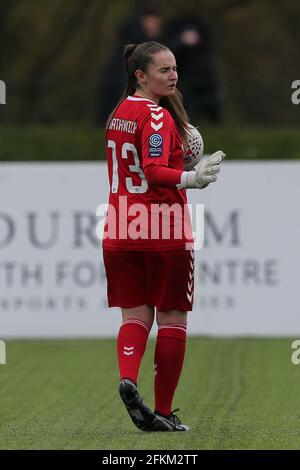 DURHAM, ROYAUME-UNI. 2 MAI Megan BORTHWICK de Durham Women pendant le match de championnat féminin FA entre Durham Women FC et Coventry United au château de Maiden, Durham City, le dimanche 2 mai 2021. (Credit: Mark Fletcher | MI News) Credit: MI News & Sport /Alay Live News Banque D'Images