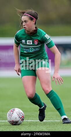 DURHAM, ROYAUME-UNI. LE 2 MAI, le Bat MERRICK de Coventry United lors du match de championnat féminin FA entre Durham Women FC et Coventry United au château de Maiden, à Durham City, le dimanche 2 mai 2021. (Credit: Mark Fletcher | MI News) Credit: MI News & Sport /Alay Live News Banque D'Images