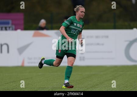 DURHAM, ROYAUME-UNI. 2 MAI Georgia STEVENS of Coventry United lors du match de championnat féminin FA entre Durham Women FC et Coventry United au château de Maiden, Durham City, le dimanche 2 mai 2021. (Credit: Mark Fletcher | MI News) Credit: MI News & Sport /Alay Live News Banque D'Images