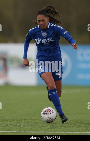 DURHAM, ROYAUME-UNI. 2 MAI Mollie LAMBERT de Durham Women pendant le match de championnat féminin FA entre Durham Women FC et Coventry United au château de Maiden, à Durham City, le dimanche 2 mai 2021. (Credit: Mark Fletcher | MI News) Credit: MI News & Sport /Alay Live News Banque D'Images