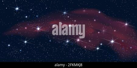 Univers de la voie lactée Illustration de Vecteur