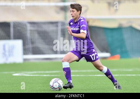 Florence, Italie. 02 mai 2021. Margherita Monnecchi (Fiorentina Femminile) pendant l'ACF Fiorentina Femminile vs Pink Bari, football italien Serie A Women Match à Florence, Italie, mai 02 2021 crédit: Independent photo Agency/Alamy Live News Banque D'Images