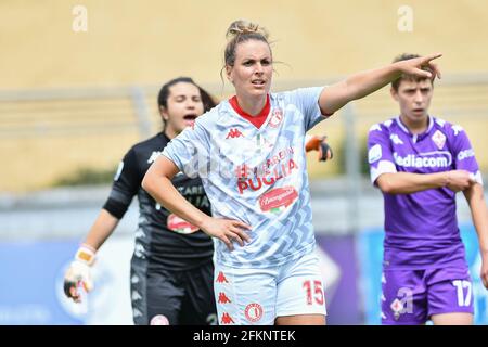Florence, Italie. 02 mai 2021. Jennifer Cramer (Pink Bari) pendant l'ACF Fiorentina femminile vs Pink Bari, football italien Serie A Women Match à Florence, Italie, mai 02 2021 crédit: Independent photo Agency/Alay Live News Banque D'Images
