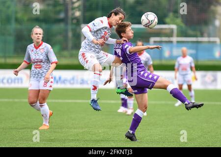 Florence, Italie. 02 mai 2021. Margherita Monnecchi (Fiorentina Femminile) pendant l'ACF Fiorentina Femminile vs Pink Bari, football italien Serie A Women Match à Florence, Italie, mai 02 2021 crédit: Independent photo Agency/Alamy Live News Banque D'Images