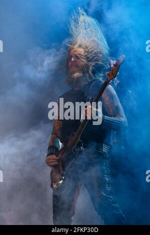Bergen, Norvège. 1er mai 2021. Le groupe norvégien Gaahls Wyrd joue un concert à USF Veftet dans le cadre des sessions d'hiver Beyond the Gates vol. 1 à Bergen. (Photo : Gonzales photo - Jarle H. Moe). Banque D'Images