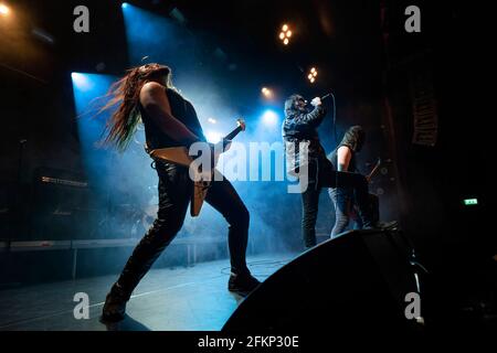 Bergen, Norvège. 1er mai 2021. Le groupe norvégien Gaahls Wyrd joue un concert à USF Veftet dans le cadre des sessions d'hiver Beyond the Gates vol. 1 à Bergen. Ici, la chanteuse Gaahl est vue en direct sur scène. (Photo: Gonzales photo - Jarle H. Moe). Banque D'Images