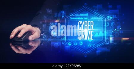 périphérique sans fil portable, concept de cyber-sécurité