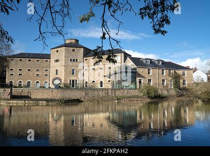 Appartements de luxe au bord de la rivière à la vieille prison, Abingdon - on -Thames, Oxfordshire Banque D'Images