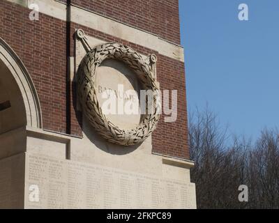 Mémorial de Thiepval Banque D'Images