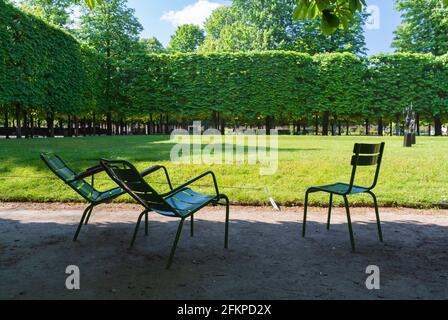 Dans les jardins des Tuileries, paris, france Banque D'Images