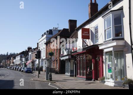 Vue sur Hart Street à Henley sur la Tamise dans l'Oxfordshire Au Royaume-Uni Banque D'Images