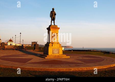 Lever du soleil à Whitby Banque D'Images