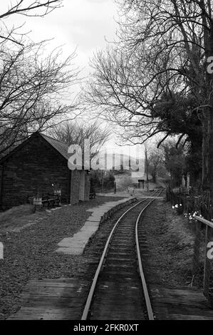 Gare de Brynglas. Banque D'Images