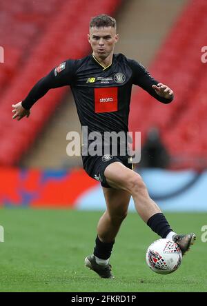 Londres, Angleterre, 3 mai 2021. Josh McPake, de Harrogate Town, lors du match final du Buildbase FA Trophy au stade Wembley, Londres. Crédit photo à lire: Paul Terry / Sportimage crédit: Sportimage / Alay Live News Banque D'Images