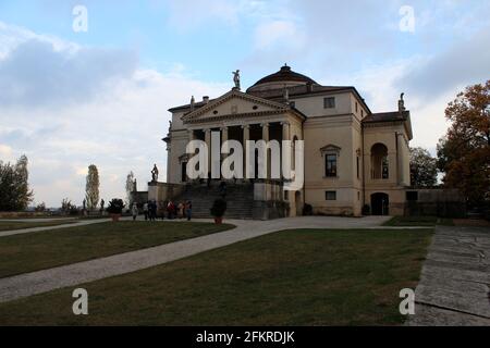 Villa la Rotonda à Vicenza, Italie par Andrea Palladio Banque D'Images