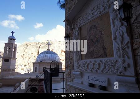 Couvent de Saint Thecla , Maaloula, Syrie Banque D'Images