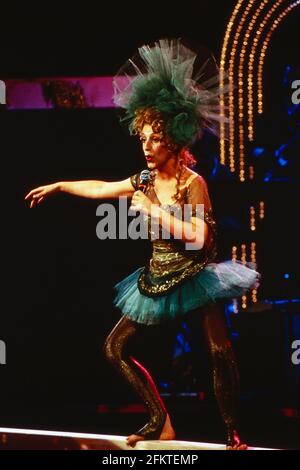 Nur keine Hemmungen, Spielshow, Deutschland 1992, Showact: Sissi Perlinger Banque D'Images