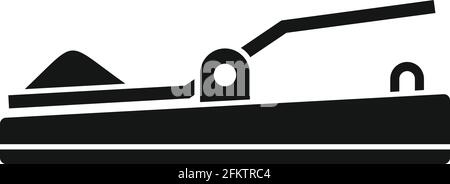 Icône de recouvrement de la souris, style simple Illustration de Vecteur