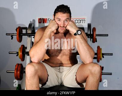 TYSON FURY 27/10/2011 PHOTO DAVID ASHDOWN Banque D'Images