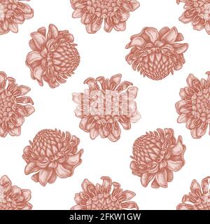 Motif sans couture avec des tons pastel dessinés à la main Illustration de Vecteur