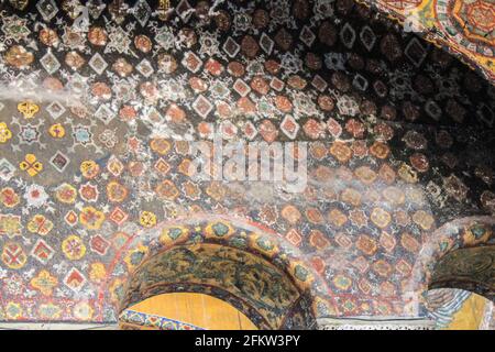 Istanbul, Turquie - 12 mai 2013 : détail en mosaïque de Sainte-Sophie Banque D'Images