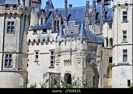 Le château de Saumur, vallée de la Loire, Maine-et-Loire, France Banque D'Images