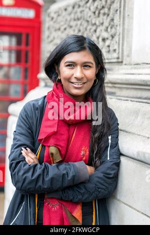 Royaume-Uni /Londres / 25.01.2019 Ash Sarkar journaliste et activiste britannique . Banque D'Images