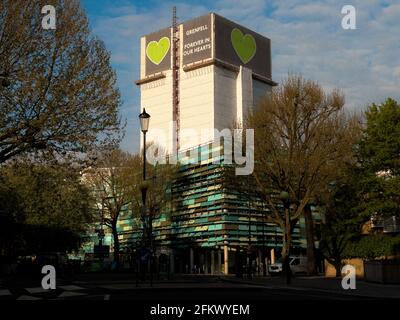 Grenfell Tower - North Kensington, Londres, Royaume-Uni Banque D'Images