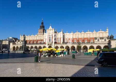 Cloth Hall Renaissance Building, Cracovie, Pologne Banque D'Images