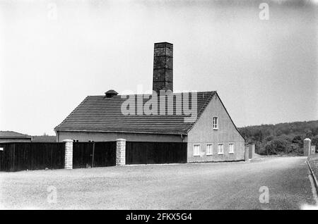 Crématorium, Memorial concentration Camp Buchenwald, Allemagne, Archive Picture août 1995 Banque D'Images