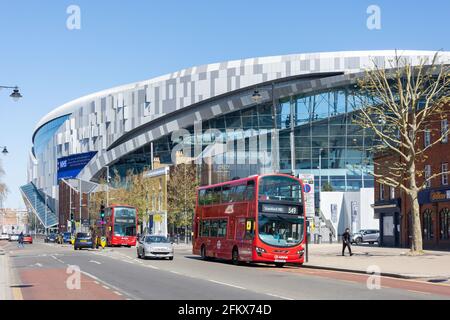 New White Hart Lane Stadium, High Street, Tottenham, London Borough of Haringey, Greater London, Angleterre, Royaume-Uni Banque D'Images