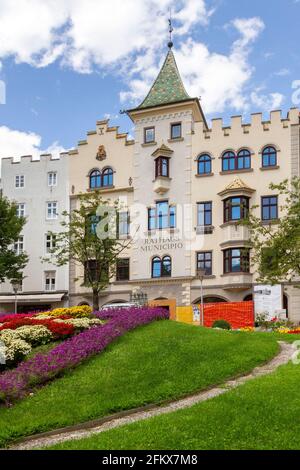 Hôtel de ville de Brixen, Tyrol du Sud, Italie Banque D'Images