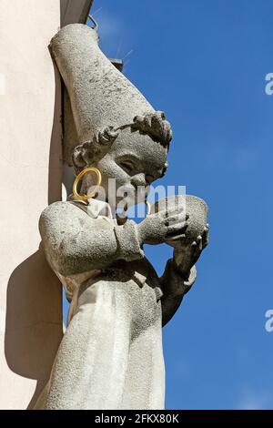 Meinl, Mohrenstatue am Graben à Vienne, Autriche Banque D'Images